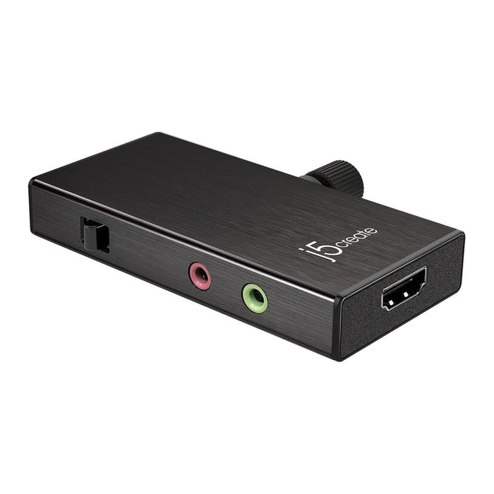 Capture adapter j5 create JVA02, HDMI to USB-C, PD, Black