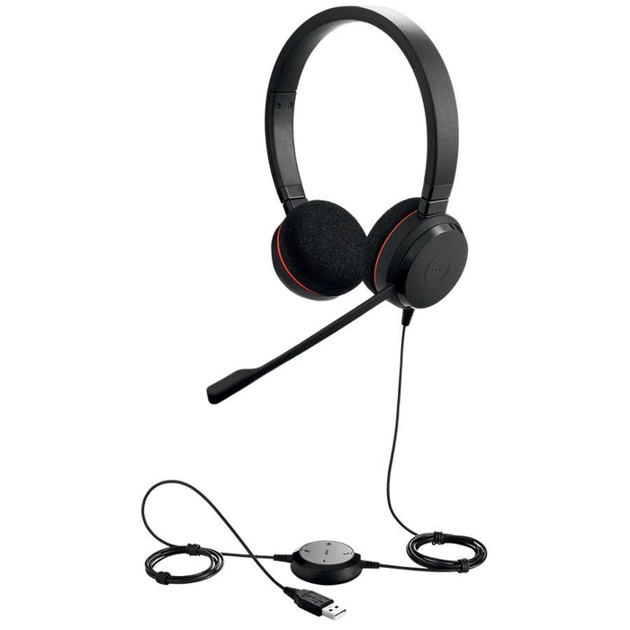 Jabra Evolve 20 Stereo Microsoft Teams Optimized Headset, Microphone, Black