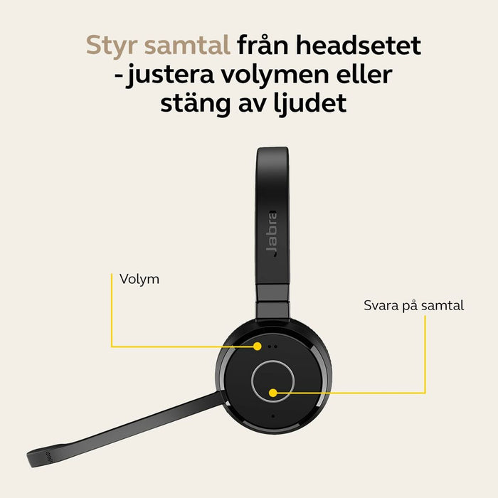 Headphones with Microphone Jabra Black