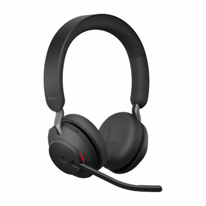 JABRA Evolve2 65 MS Stereo Headset on-ear Bluetooth wireless USB-A noise isolating black Certified for Microsoft Teams