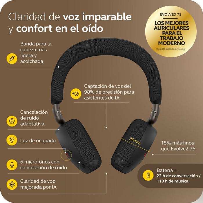 Headphones Jabra 37599-999-899 Black