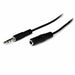 Jack Extension Cable (3.5 mm) Startech MU2MMFS (2 m) Black - Електроника Телевизори<<<Компютри|