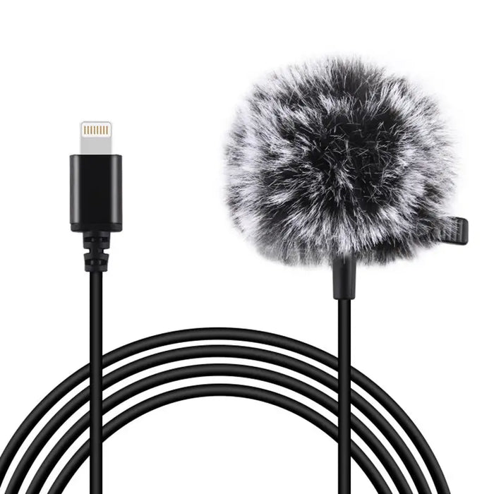 Jack Puluz tie microphone with clip PU426 1.5m 3.5mm Lightning - Lavalier<<<Microphones<<<Audio<<<InnproXML