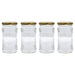 JAR WITH CAP 314 ML STACK 4 PCS OBERON - Буркани и продукти за консервиране<<<Домашни потреби<<<Кухня<<<Praktiker