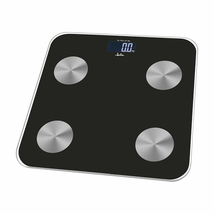 Digital Bathroom Scales JATA HBAS1155 Black Glass Tempered Glass 180 kg