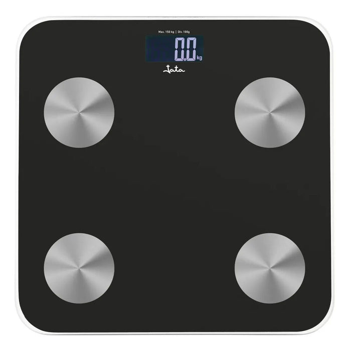 Digital Bathroom Scales JATA HBAS1155 Black Glass Tempered Glass 180 kg