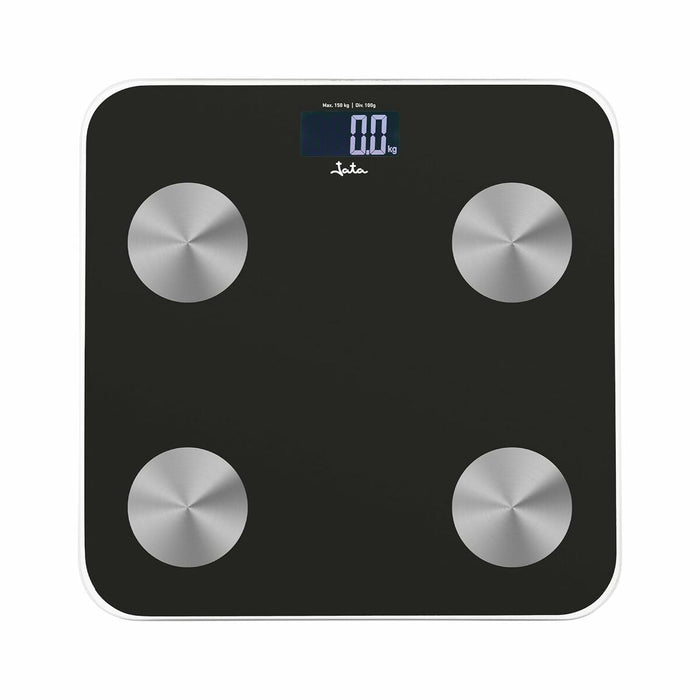 Digital Bathroom Scales JATA HBAS1155 Black Glass Tempered Glass 180 kg