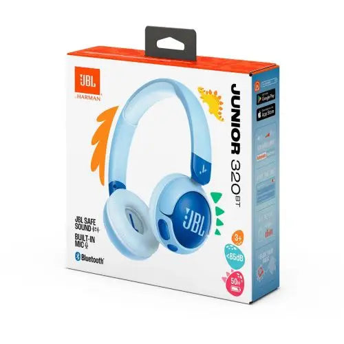 JBL JR320BT Bluetooth Wireless On-Ear Headphones for Kids Blue EU - Audio<<<Основна<<<DunaXML&&&Headsets<<<JBL