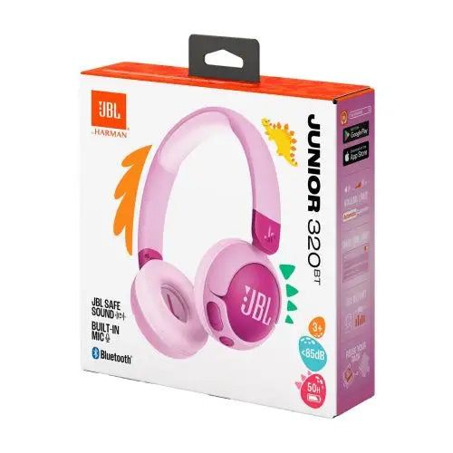 JBL JR320BT Bluetooth Wireless On-Ear Headphones for Kids Purple EU - Audio<<<Основна<<<DunaXML&&&Headsets<<<JBL