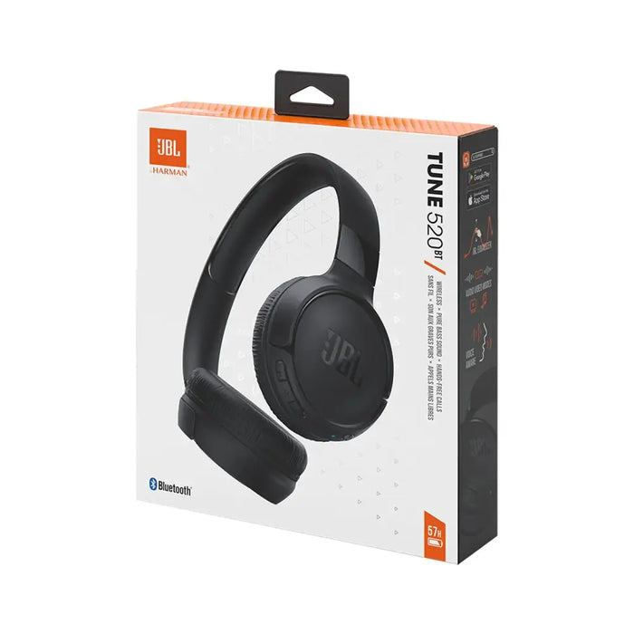 JBL Tune 520BT wireless on-ear Bluetooth 5.3 headphones - black - Headphones and speakers<<<HurtelXML&&&Headsets<<<JBL
