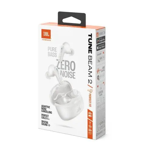 JBL Tune Beam 2 TWS Bluetooth Wireless In-Ear Earbuds White EU - Audio<<<Основна<<<DunaXML&&&True wireless