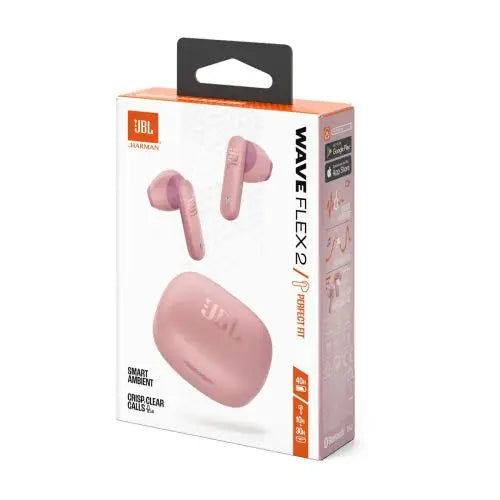 JBL Wave Flex 2 TWS Bluetooth Wireless In-Ear Earbuds Pink EU - Audio<<<Основна<<<DunaXML&&&True wireless