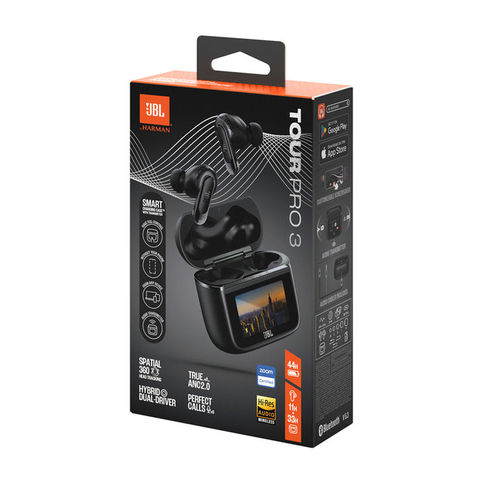 True wireless headphones JBL TOURPRO 3 BLACK