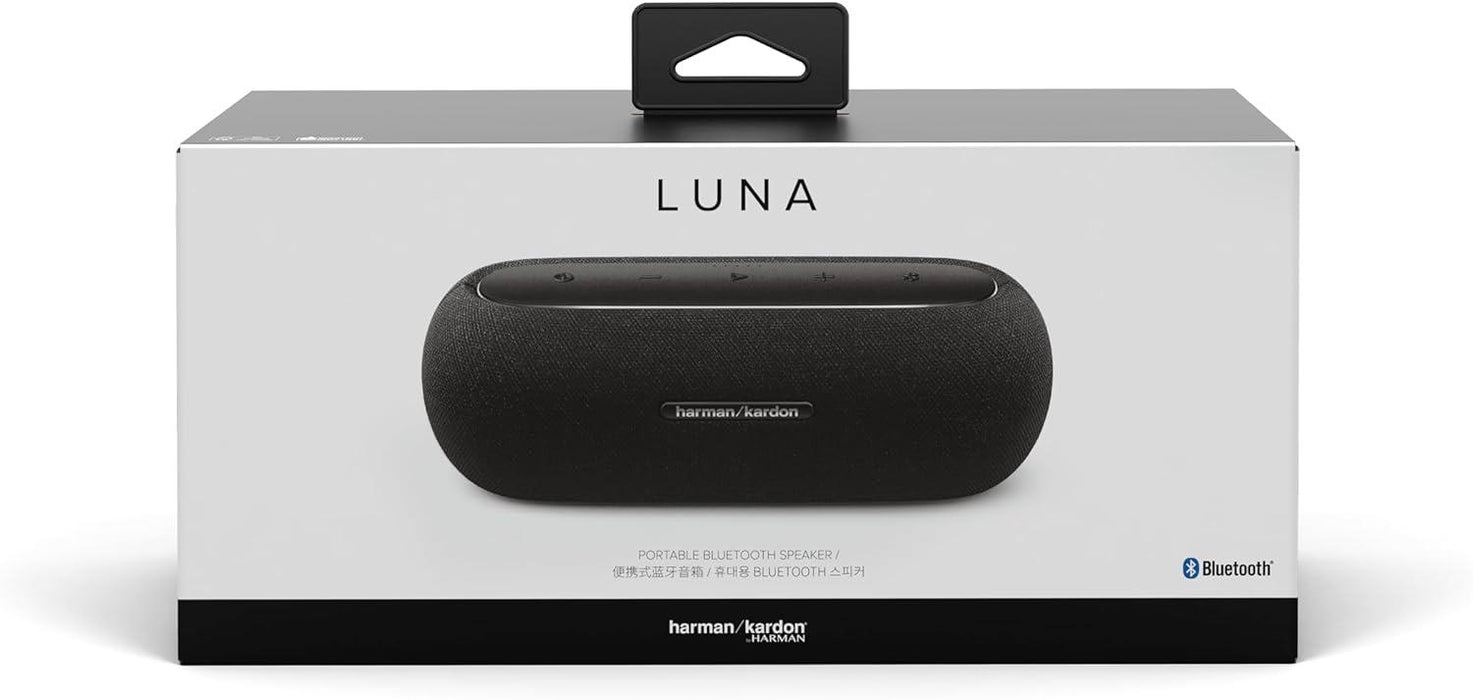 Bluetooth speaker Harman Kardon LUNA 1x25W RMS + 1x15W RMS, Waterproof, Rechargable battery, Black