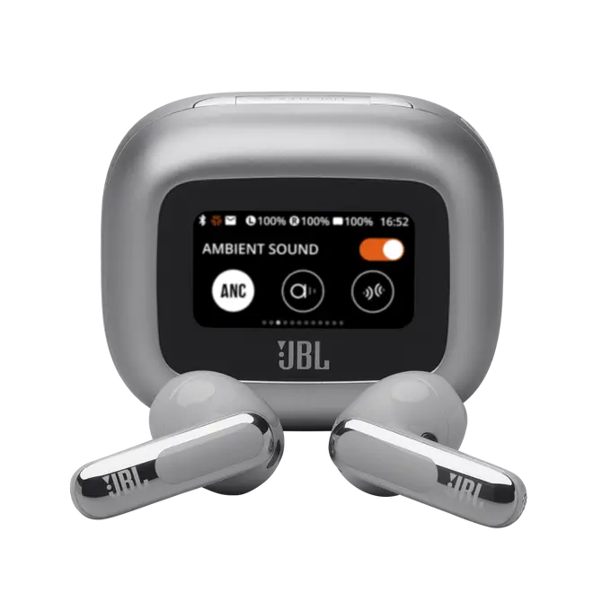 Bluetooth headphones-plugs JBL Live Flex 3 - Silver