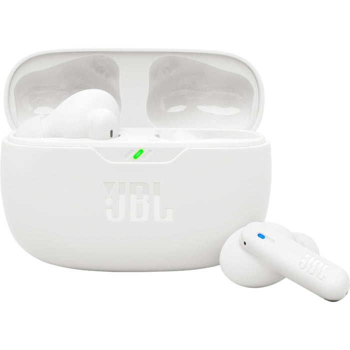 True wireless headphones JBL WAVE BEAM 2 WIRELESS CONNECTION, WHITE