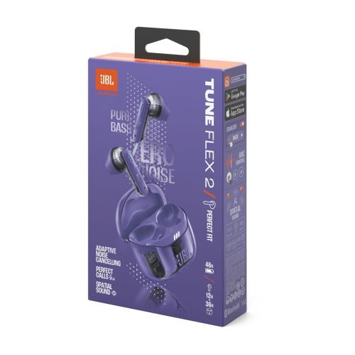 JBL Tune Flex 2 Ghost Edition TWS Bluetooth Wireless In-Ear Earphone Ghost Purple EU