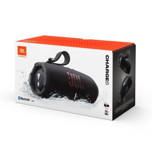 JBL Charge 6 Bluetooth Wireless Speaker Black EU