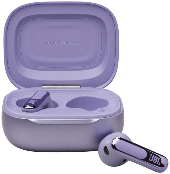 Bluetooth headphones-plugs JBL Live Flex 3 - Purple