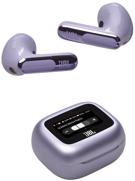 Bluetooth headphones-plugs JBL Live Flex 3 - Purple