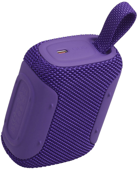 Bluetooth speaker JBL GO 5 Purple 4.8 W, battery life up to 8 hours, USB TYPE-C charger