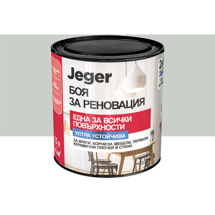 PAINT FOR RENOVATION SILVER 0.5 L JEGER