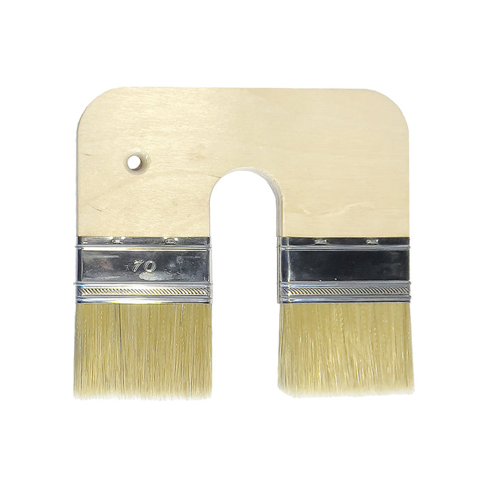 DOUBLE BRUSH FOR DECO EFFECTS 180 MM JEGER