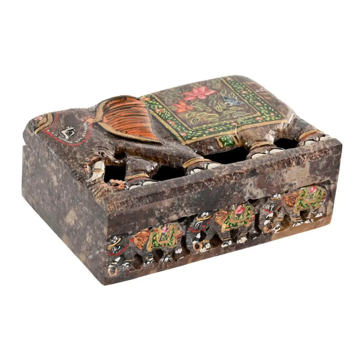 Jewelry box Home ESPRIT Brown Multicolour 15 X 10 X 5,5 CM - Декорация и Осветление<<<Дом Градина<<<BigBuy&&&Други