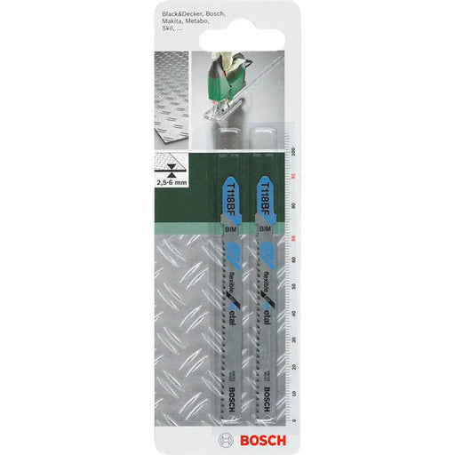 JIG SAW KNIFE 2 PCS. BOSCH T118BF - Ножове за прободни триони<<<Консумативи за електроинструменти<<<Инструменти и