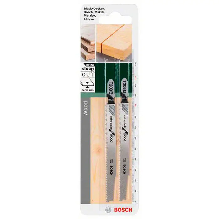 JIG SAW KNIFE 2 PCS. BOSCH T308B - Ножове за прободни триони<<<Консумативи за електроинструменти<<<Инструменти и
