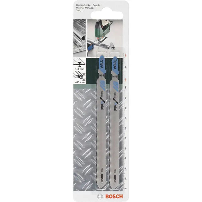 JIG SAW KNIFE 2 PCS. BOSCH T318A - Ножове за прободни триони<<<Консумативи за електроинструменти<<<Инструменти и