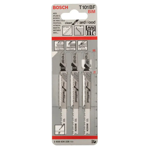 JIG SAW KNIFE BOSCH T101 3 PCS - Ножове за прободни триони<<<Консумативи за електроинструменти<<<Инструменти и