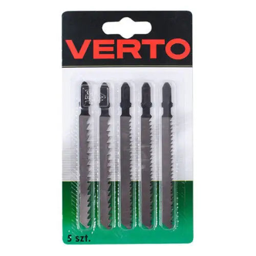 JIG SAW KNIVES T HANDLE 5 PCS. VERTO - Ножове за прободни триони<<<Консумативи за електроинструменти<<<Инструменти и