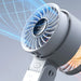 Jisulife Handheld Fan Life7 5000mAh Portable USB Fan - Gray - Household accessories<<<HurtelXML