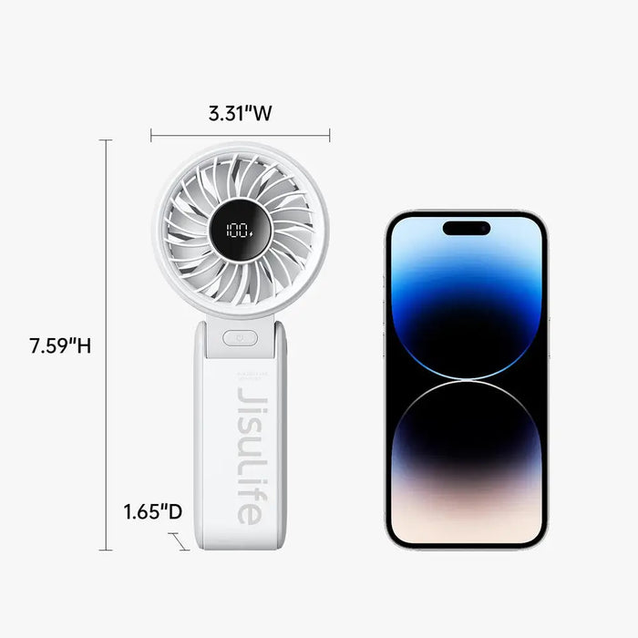 Jisulife Handheld Fan Life7 5000mAh Portable USB Fan - Gray - Household accessories<<<HurtelXML