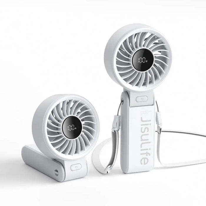 Jisulife Handheld Fan Life7 5000mAh Portable USB Fan - Gray - Household accessories<<<HurtelXML