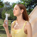 Jisulife Handheld Fan Life8 Mini Portable USB Fan with 2000mAh Power Bank and Flashlight - White - Household