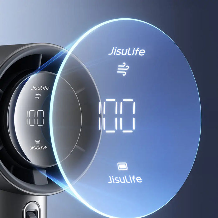 Jisulife Handheld Fan Pro1 S 5000mAh FA53PRO Mini Blower Portable USB Metal Fan - Dark Gray - Household