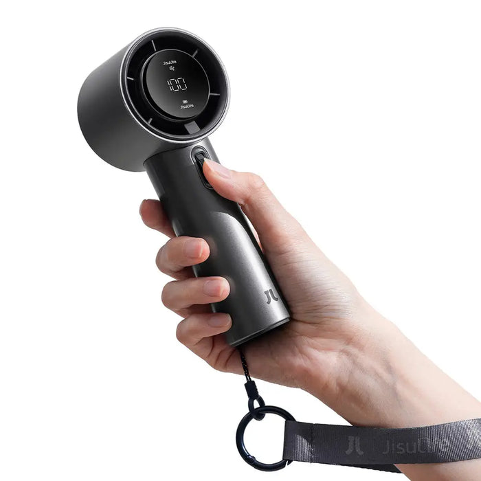 Jisulife Handheld Fan Pro1 S 5000mAh FA53PRO Mini Blower Portable USB Metal Fan - Dark Gray - Household