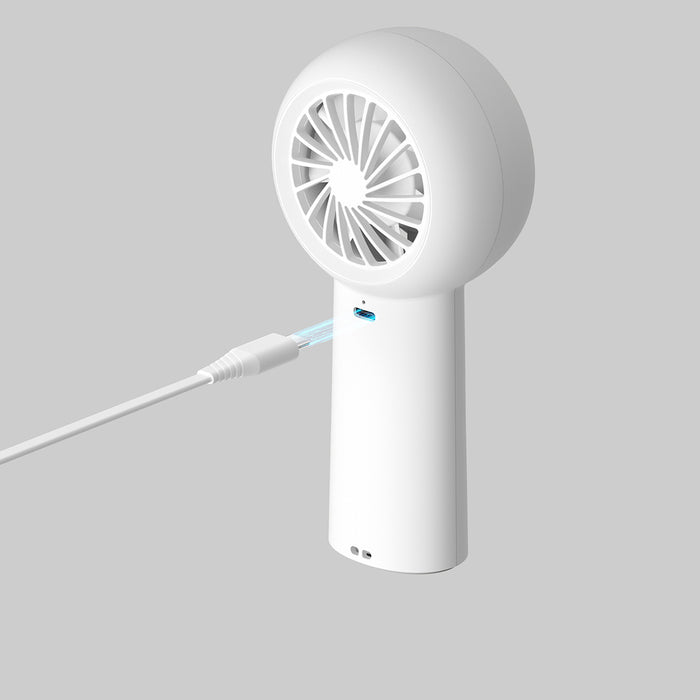 Jisulife Handheld Fan Life5 Plus 4000mAh Portable Mini Blower USB Fan - White