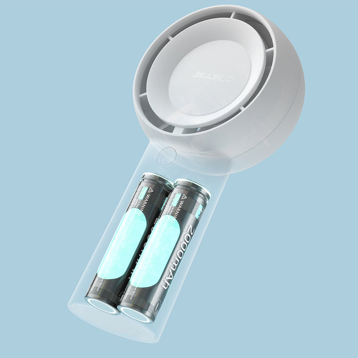 Jisulife Handheld Fan Life5 Plus 4000mAh Portable Mini Blower USB Fan - White