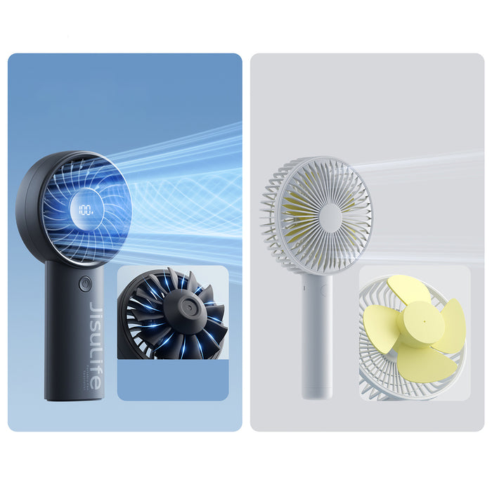 Jisulife Handheld Fan Life4 3600mAh Portable USB Fan - Black