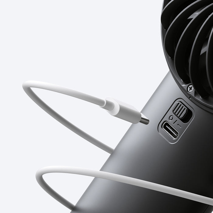 Jisulife Handheld Fan Life4 3600mAh Portable USB Fan - Black