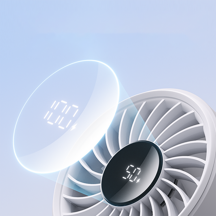 Jisulife Handheld Fan Life7 5000mAh Portable USB Fan - Gray