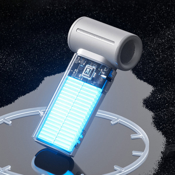 Jisulife Handheld Fan Life9 5000mAh Portable Mini Blower USB Fan - Gray