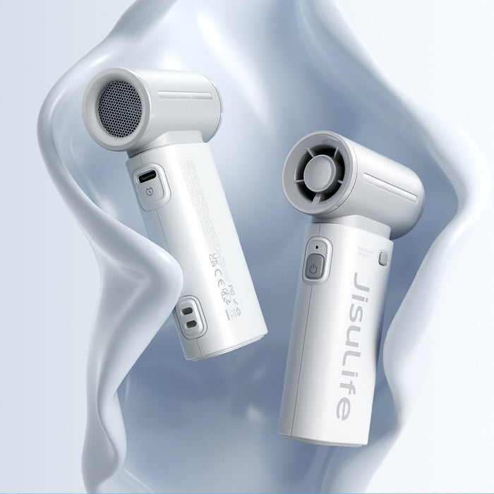 Jisulife Handheld Fan Life9 5000mAh Portable Mini Blower USB Fan - Gray