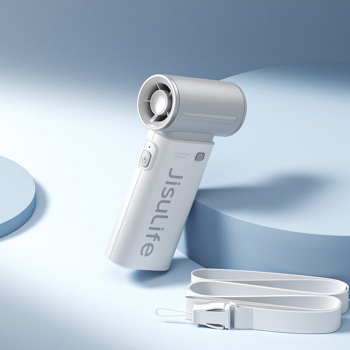 Jisulife Handheld Fan Life9 5000mAh Portable Mini Blower USB Fan - Gray