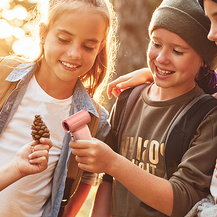 Jisulife Handheld Fan Life9 5000mAh Portable Mini Blower USB Fan - Pink