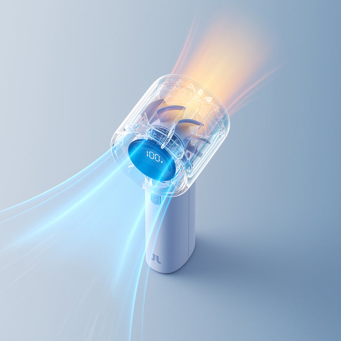 Jisulife Handheld Fan 10S 5000mAh Portable USB Fan - Blue