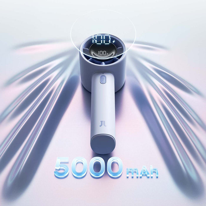 Jisulife Handheld Fan 10S 5000mAh Portable USB Fan - Blue